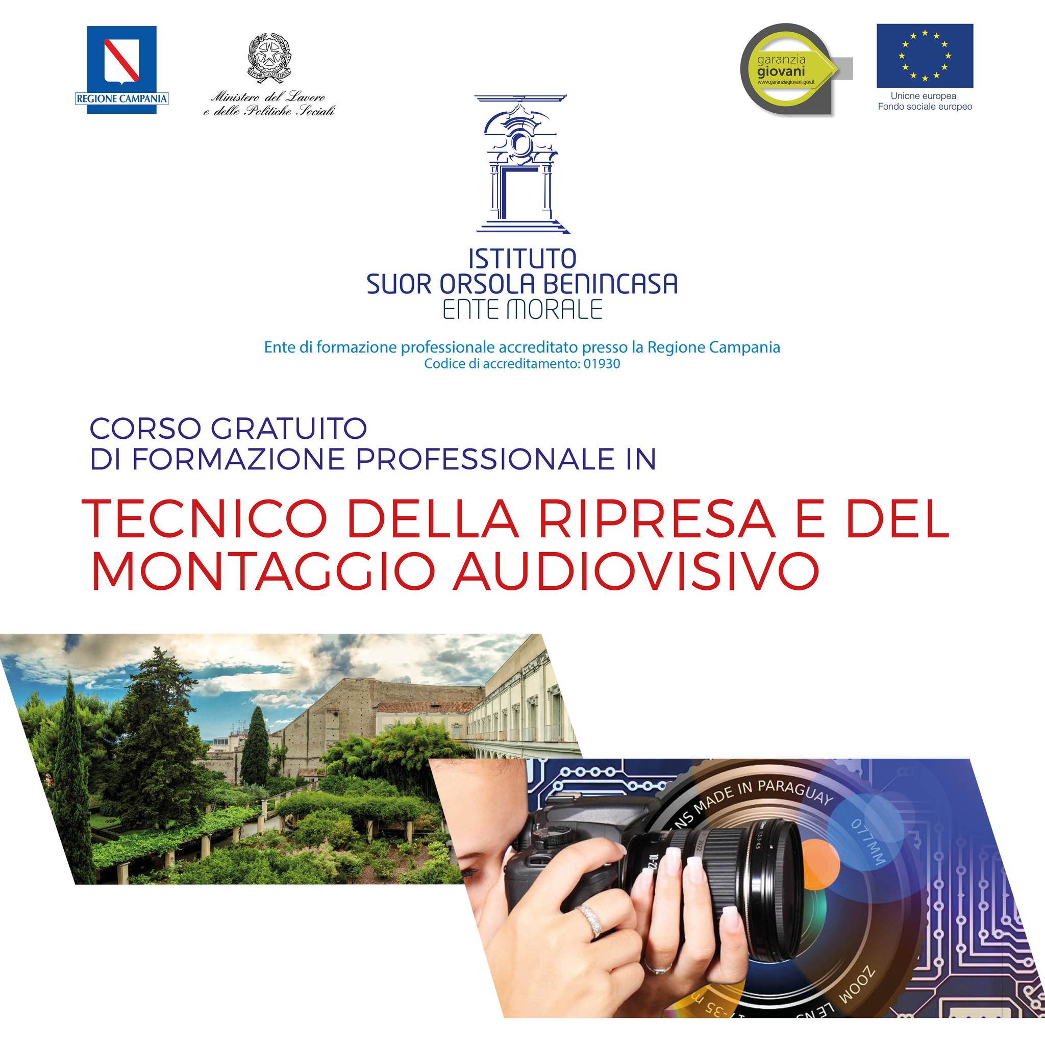 Corso Tecnico della ripresa e del montaggio audiovisivo