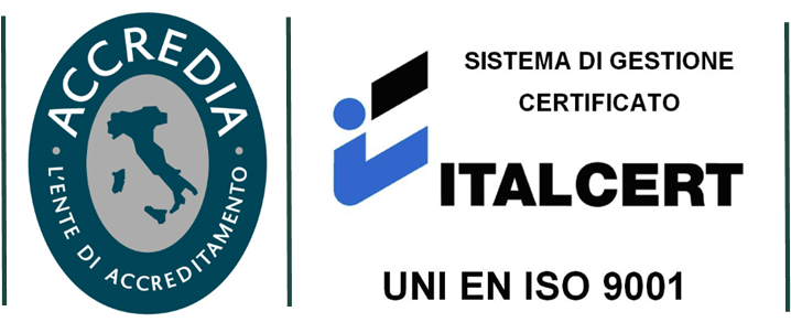 Logo Italcert Accredia Istituto Suor Orsola Benincasa